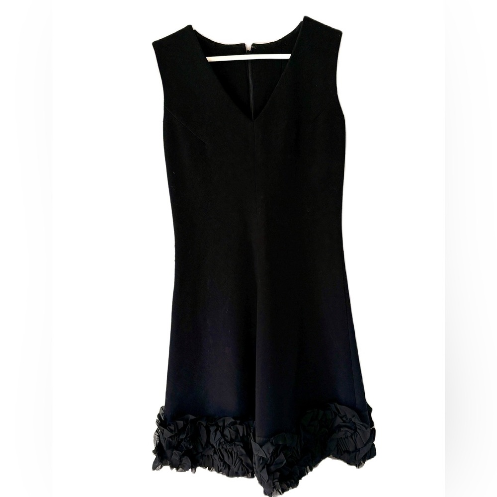Black Sheath, Size 10, Ruffle Hem